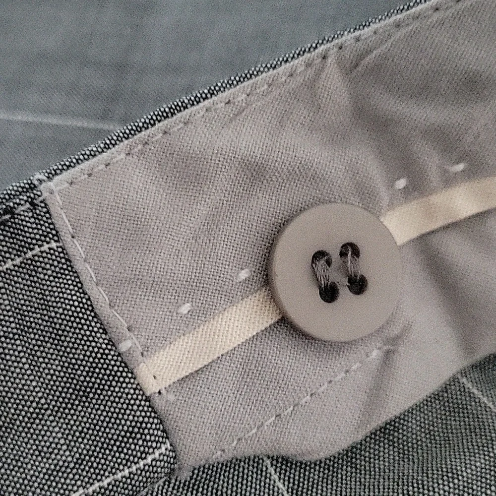 Armani Collezioni Gray Pinstripe Trousers - Picture 9 of 11